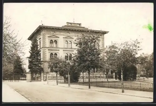 Foto-AK Weimar /Thür., Villa in der Gartenstrasse 1, jetzt Abraham Lincoln-Strasse