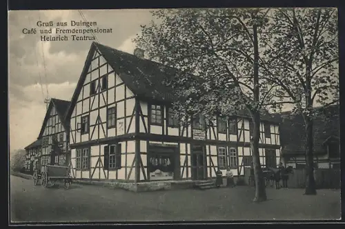 AK Duingen, Cafe und Pension Heinrich Tentrus