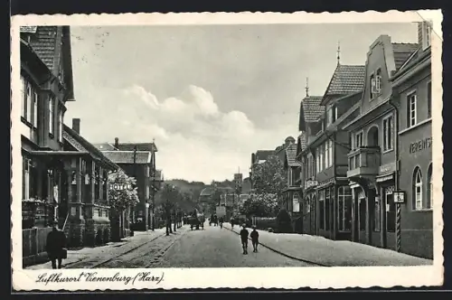 AK Vienenburg / Harz, Partie am Hotel