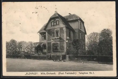 AK Frellstedt, Gasthaus Elzhaus, Inh. Wilh. Ehrhardt