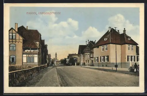 AK Einbeck, Partie in der Grimsehlstrasse