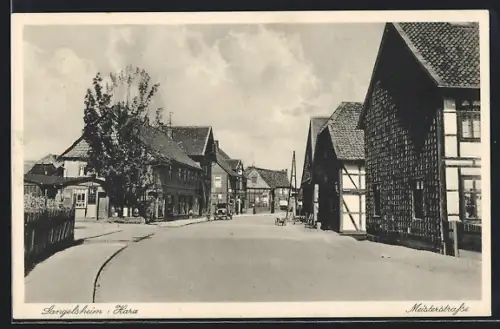 AK Langelsheim i. Harz, Partie in der Meisterstrasse