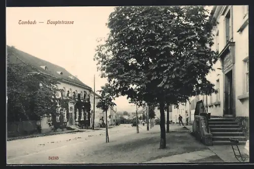 AK Tambach / Dietharz, Blick in die Hauptstrasse