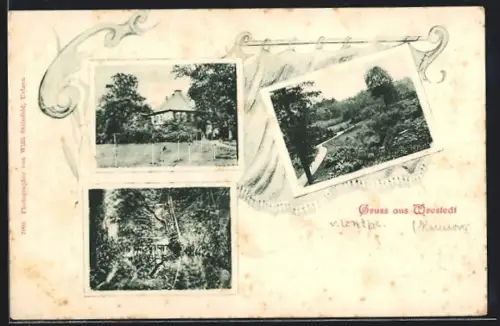 AK Wrestedt, Gebäudeansicht, Parkpartie