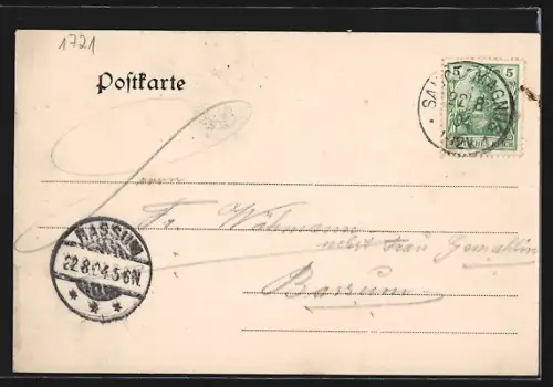 AK St. Magnus, Gasthof Im grünen Thal Inh J. D. Rothfos