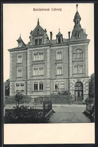 AK Coburg, Blick auf die Reichsbank