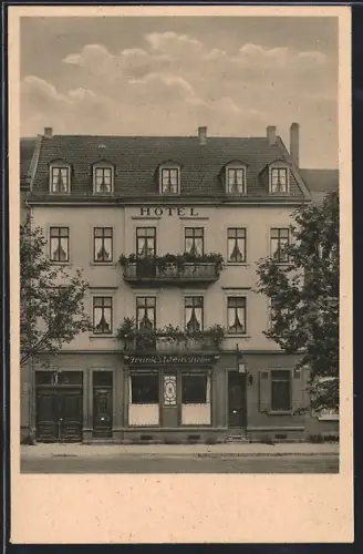 AK Heidelberg / Neckar, Hotel Frank's Weinstube, Bahnhofstrasse 9