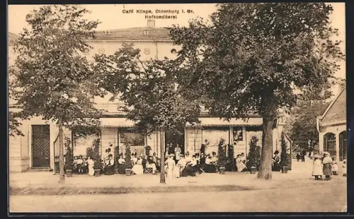 AK Oldenburg i. Gr., Café und Hofkonditorei Klinge