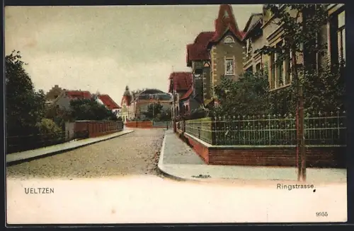 AK Uelzen, Blick in die Ringstrasse