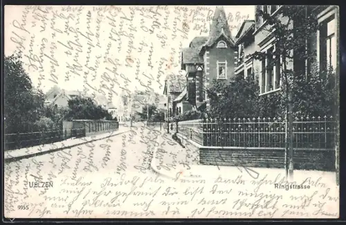 AK Uelzen, Blick in die Ringstrasse