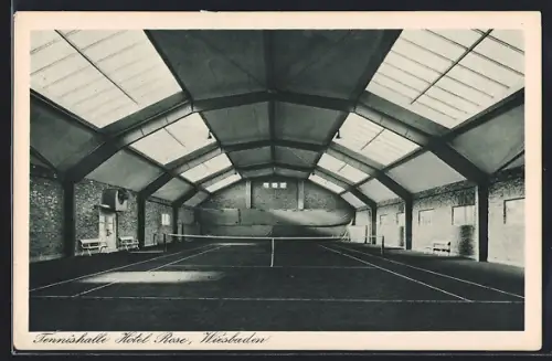 AK Wiesbaden, Hotel Rose, Tennishalle