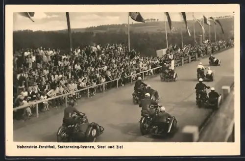 AK Hohenstein-Ernstthal, Sachsenringrennen, Start und Ziel