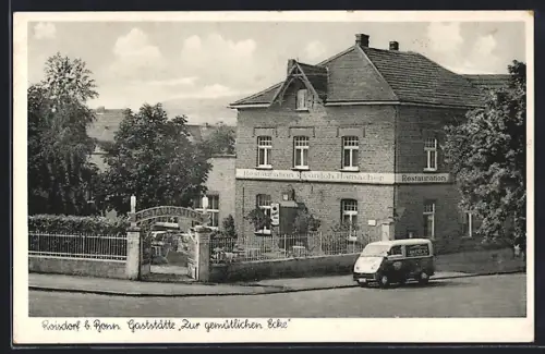 AK Roisdorf b. Bonn, Gaststätte Zur gemütlichen Ecke