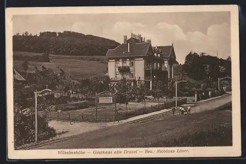 AK Kassel-Wilhelmshöhe, Gasthaus alte Drusel