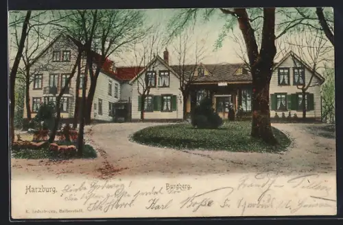 AK Harzburg, Gasthaus Burgberg