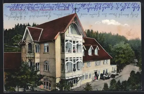 AK Wegesmühle, Hotel Kurhaus Wegesmühle b. Zellerfeld