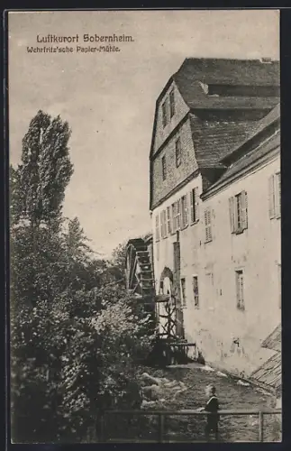 AK Sobernheim, Wehrfritz`sche Papier-Mühle