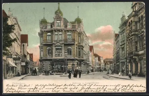 AK Oldenburg / Gr., Achtern- u. Langestrasse