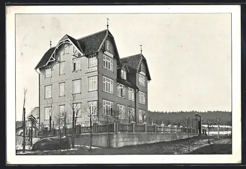 AK Braunlage i. Oberharz, Hotel Bellevue, Totalansicht