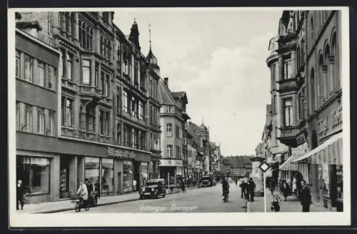 AK Göttingen, Blick in die Gronestrasse