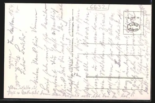 AK Saarwellingen /Saar, Strasse des 13. Januar mit Wohngebäuden