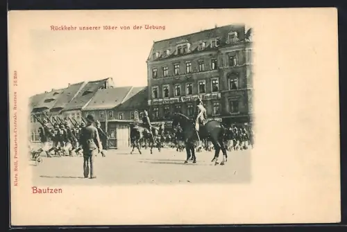 AK Bautzen, Rückkehr der 103er von der Übung