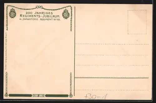 AK 4. Inf.-Regt. No. 103, 200 jähriges Regiments-Jubiläum, Gefecht bei Nouart 1870