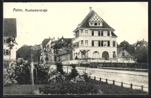 AK Aalen, Villen an der Rombacherstrasse