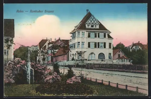 AK Aalen, Partie in der Romberg Strasse