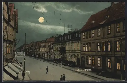 AK Uelzen, Blumenhandlung von Johannes Zinsser in der Lüneburgerstrasse