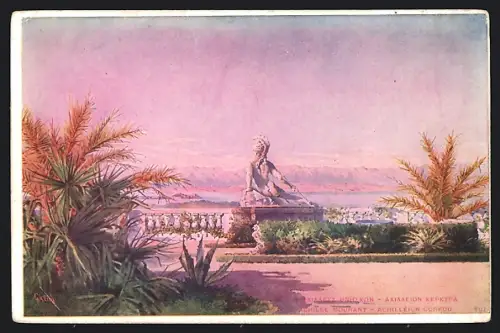 AK Corfou, Achilléion, Achille Mourant