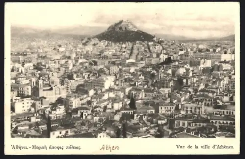 AK Athènes, Vue de la ville