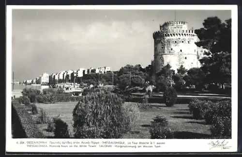 AK Saloniki, Morgenstimmung am Weissen Turm