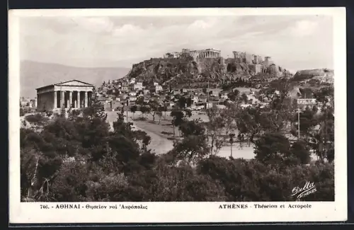 AK Athènes, Théseion et Acropole