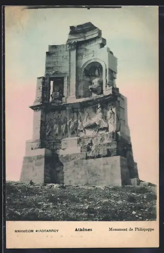 AK Athen, Monument of Philopappus