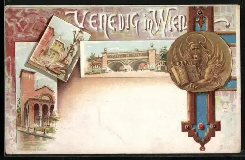 Lithographie Wien, Venedig in Wien 1898
