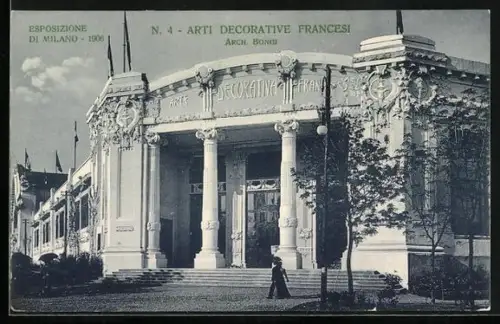 AK Milano, Esposizione di Milano 1906, Arti Decorative Francesi