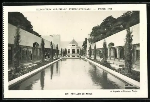 AK Paris, Exposition Coloniale Internationale 1931, Pavillon du Maroc, Ausstellung