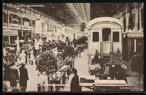 AK London, British Empire Exhibition 1924, Campbell Gray, the Palace of Engineering