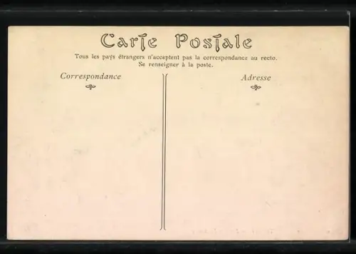 AK Tours, La Rue Nationale, Strassenbahn