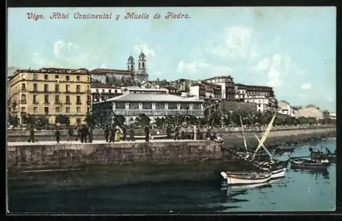 AK Vigo, Hotel Continental y Muelle de Piedra