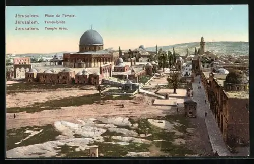 AK Jerusalem, Tempelplatz