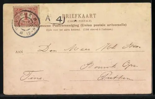 AK Moerdijk, Spoorbrug over het Hollandsch Diep