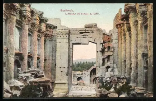 AK Baalbeck, L`intérieur du Temple du Soleil