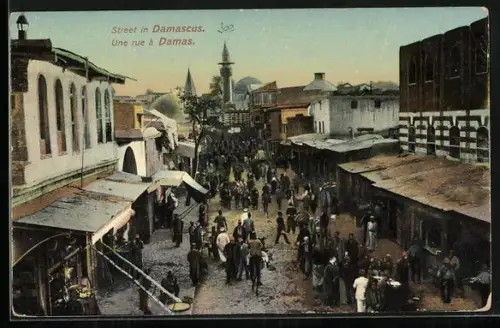 AK Damas, Une rue, Strassenpartie