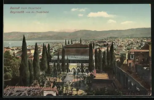 AK Beirut / Beyrouth, From Museitabé / Vue du Museitabé