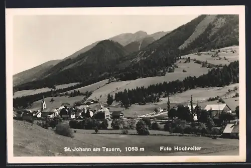 AK St. Johann am Tauern, Ansicht gegen die Berge