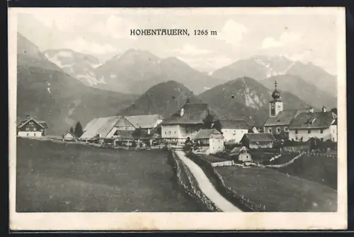 AK Hohentauern, Gesamtansicht mit Blick gegen den Bösenstein