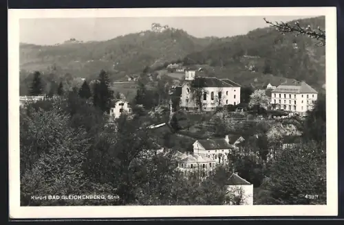 AK Bad Gleichenberg /Stmk., Ortspartie mit Kirche