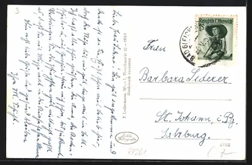 AK Bad Gleichenberg /Stmk., Ortspartie mit Kirche